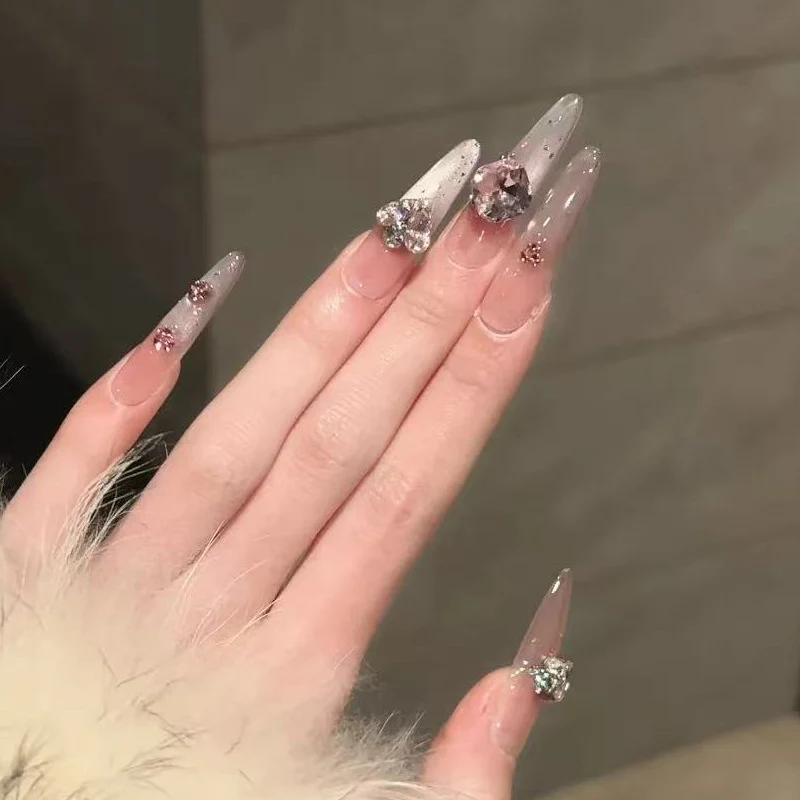 Elegant Gel Press-On Nail Set Stornfield