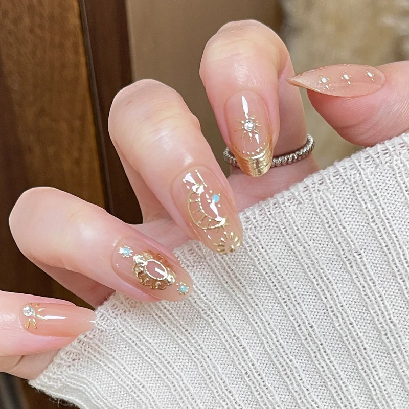 Elegant Gel Press-On Nail Set Stornfield