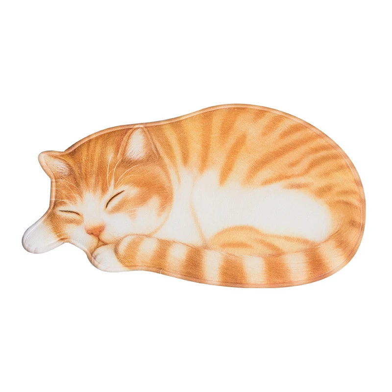 Cartoon-Katzen-Themen Plüsch-Badematte