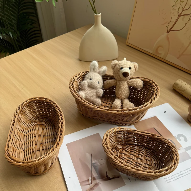 Decorative Woven Serving Basket Stornfield