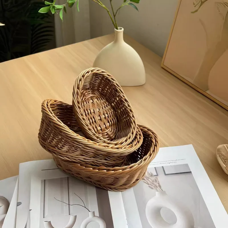 Decorative Woven Serving Basket Stornfield