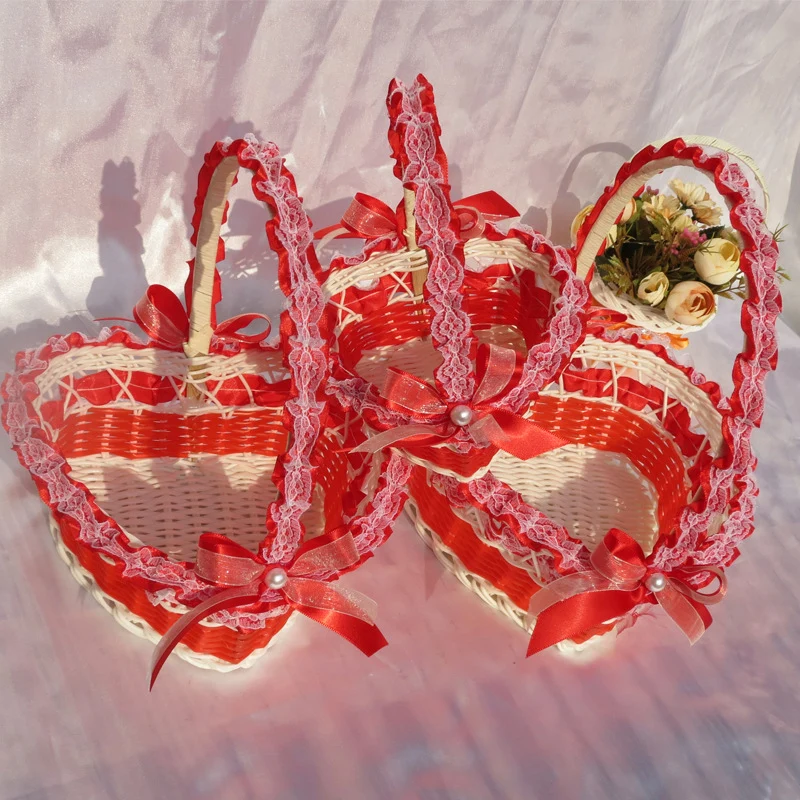 Heart-Shaped Decorative Basket Stornfield