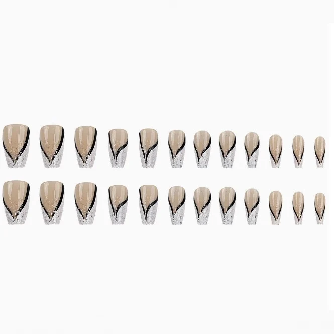 Artistic Long Coffin Nail Enhancements Stornfield