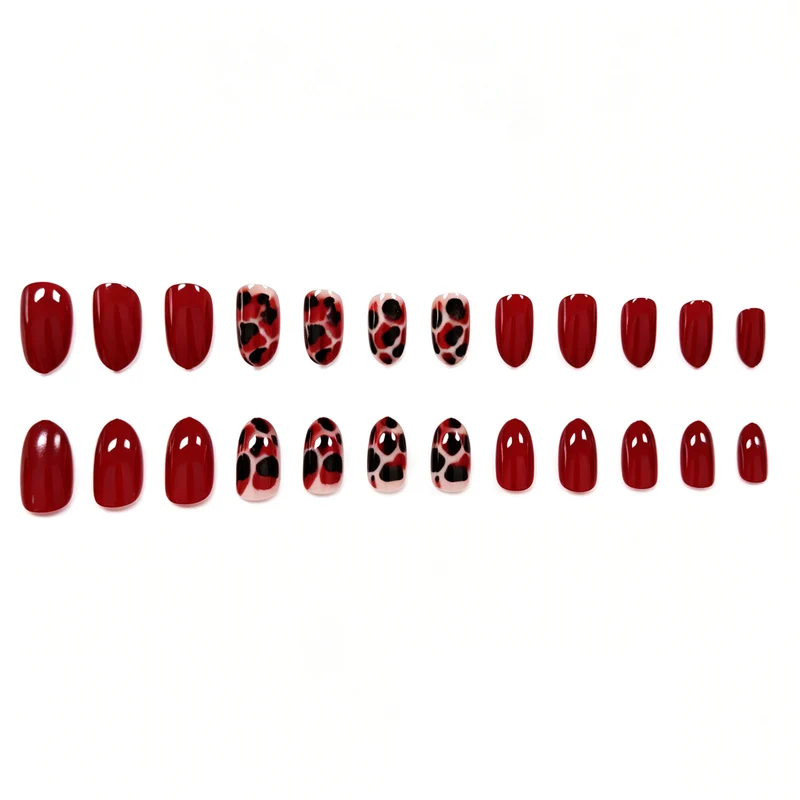 Artistic Leopard Print Nail Extensions Stornfield