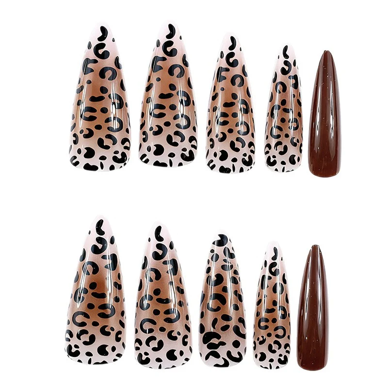 Artistic Leopard Print Nail Art Stornfield