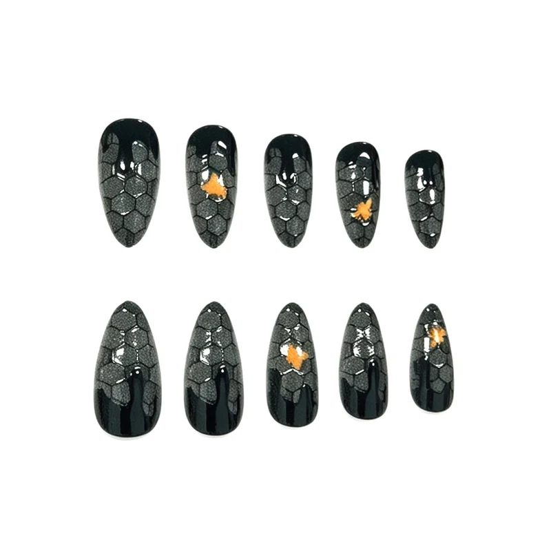 Artistic Honeycomb Nail Enhancements Stornfield