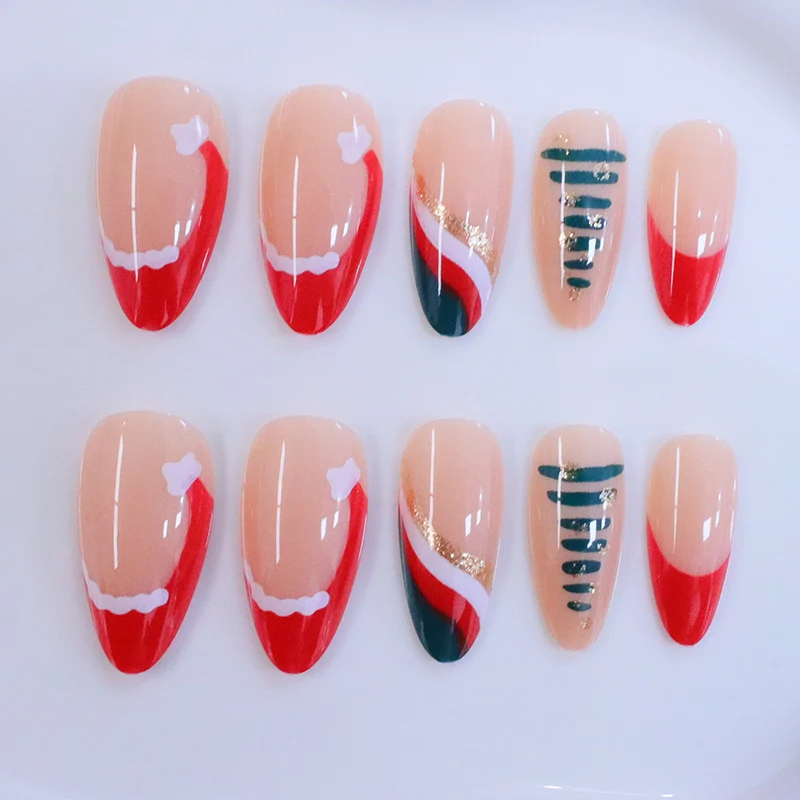 Artistic Holiday-Themed Nail Art Enhancements Stornfield