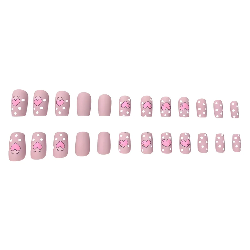 Artistic Heart-Themed Nail Art Stornfield
