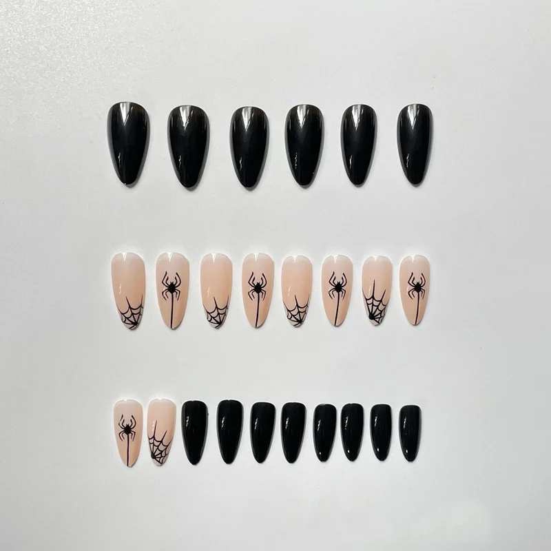 Artistic Halloween-Themed Nail Art Set Stornfield
