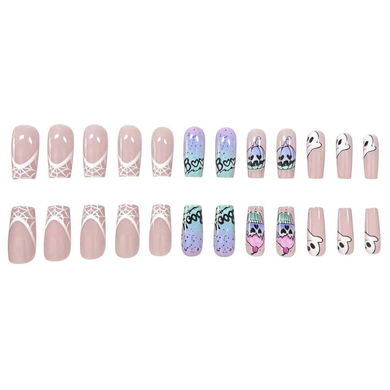 Artistic Halloween-Themed Nail Art Extensions Stornfield 1789915354