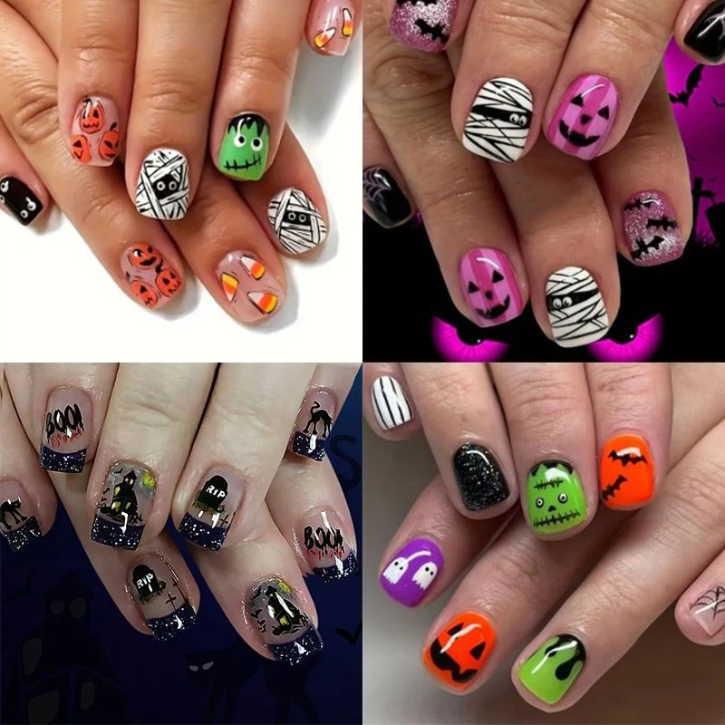 Artistic Halloween-Themed Nail Art Stornfield 1789915324
