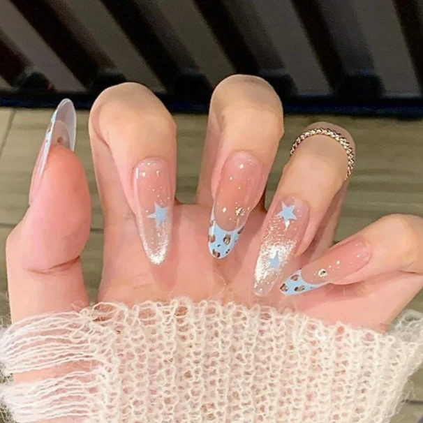 Artistic Geometric Nail Art Enhancements Stornfield