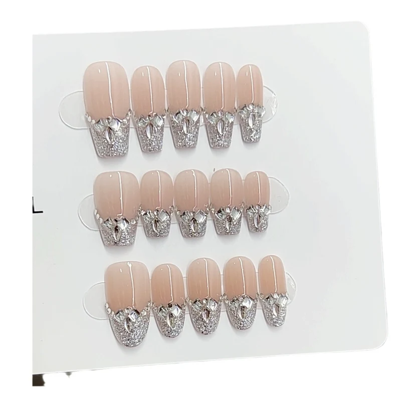 Elaborate Press-On Nail Set Stornfield