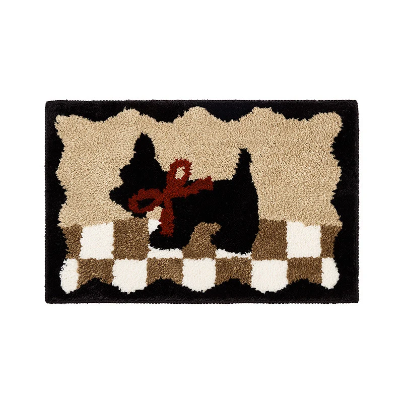 Cartoon-Hund-Themen-Badmatte