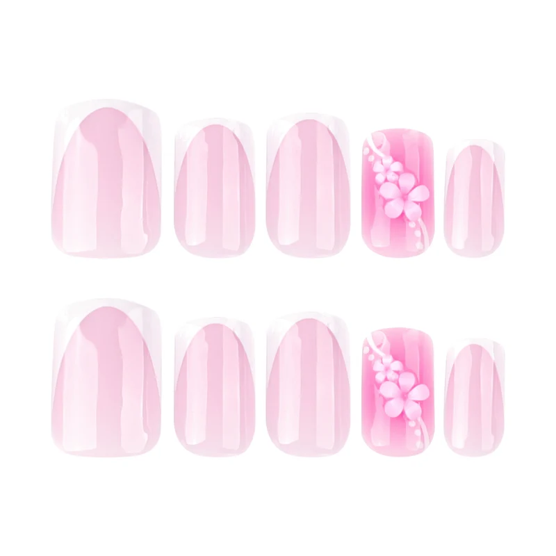 Artfully decorated gel nails Stornfield