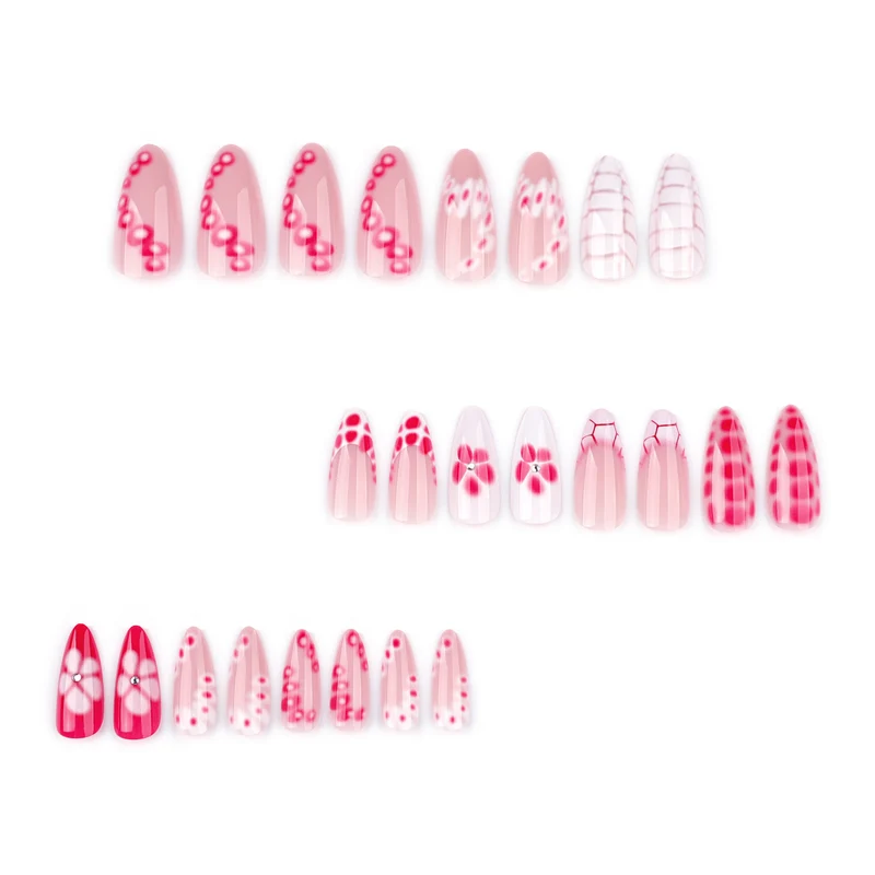Artistically designed nail extensions in modern design Stornfield