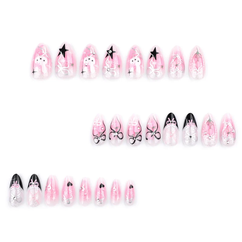 Artificial nails with romantic design Stornfield