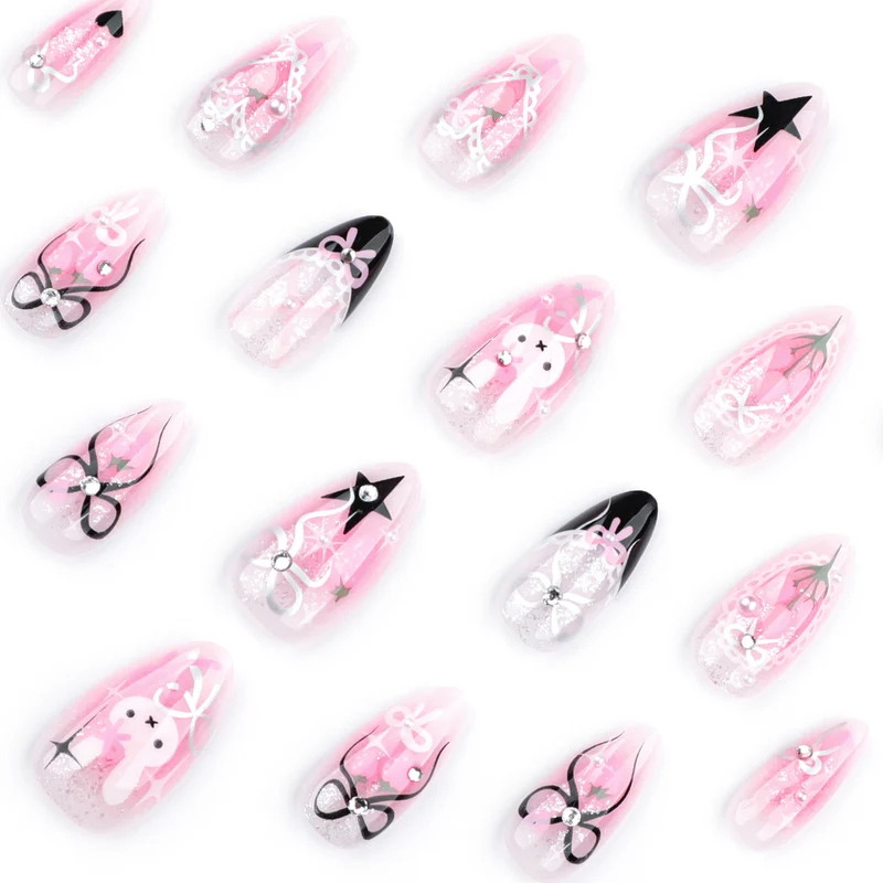 Artificial nails with romantic design Stornfield