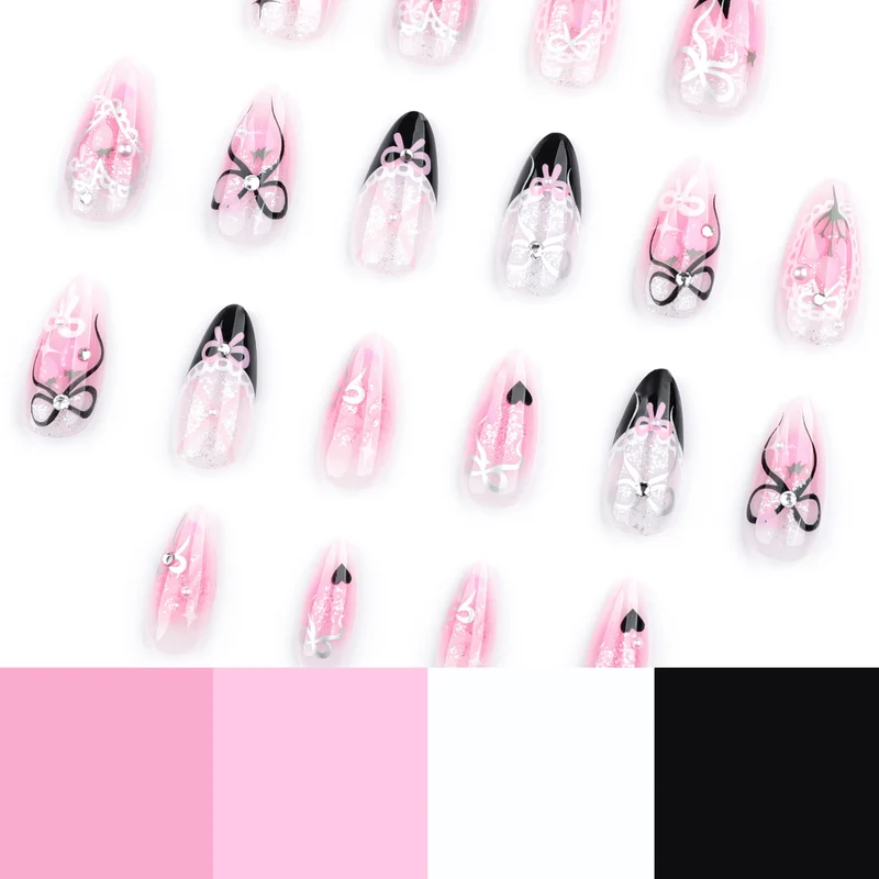 Artificial nails with romantic design Stornfield
