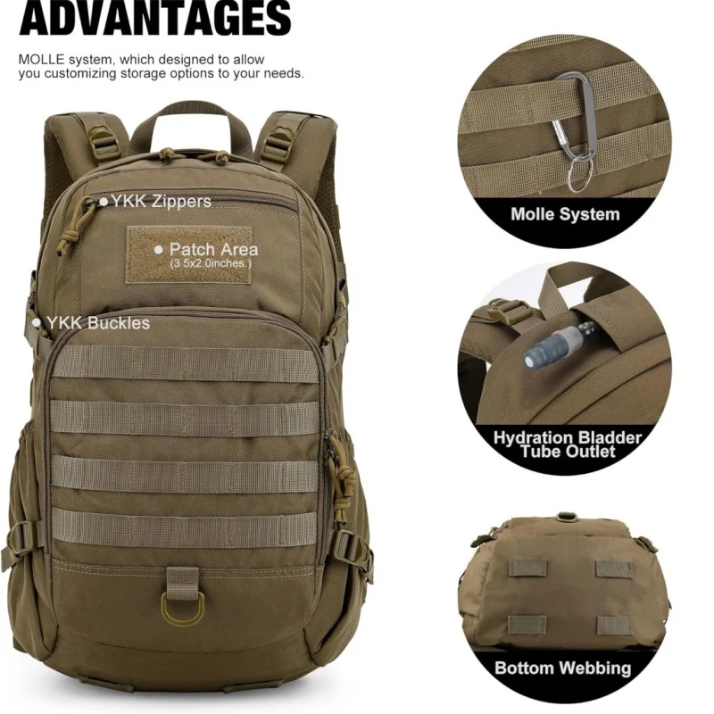 Taktischer Multi-Taschen Utility Rucksack Karnz