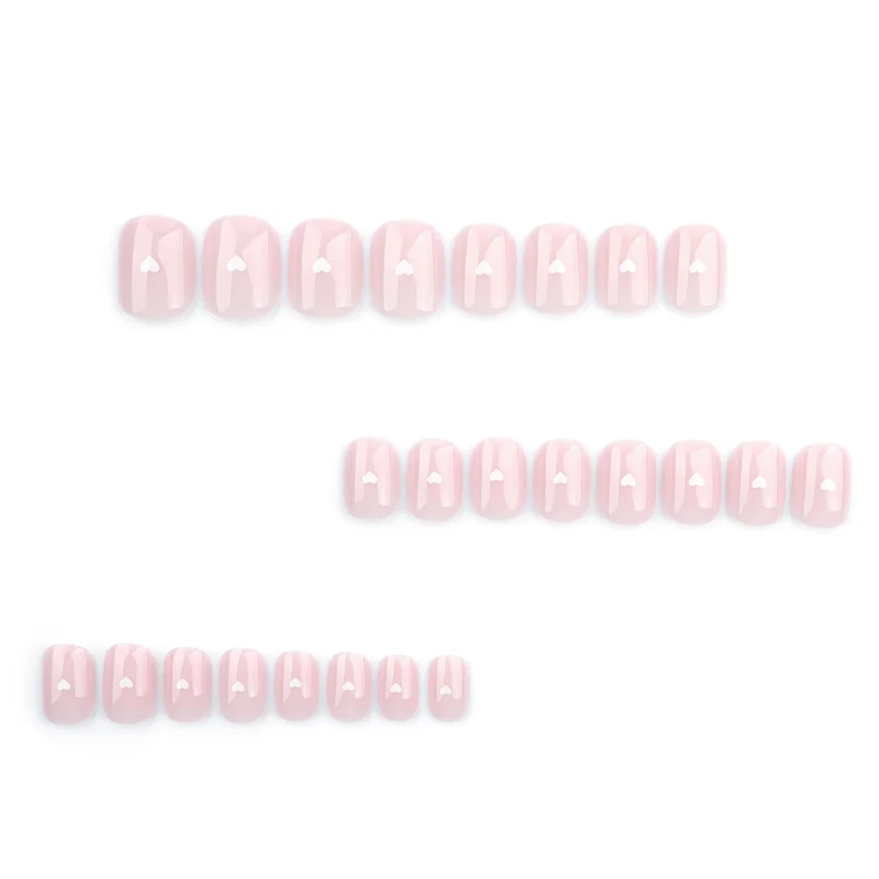 Fake nails with heart decoration Stornfield
