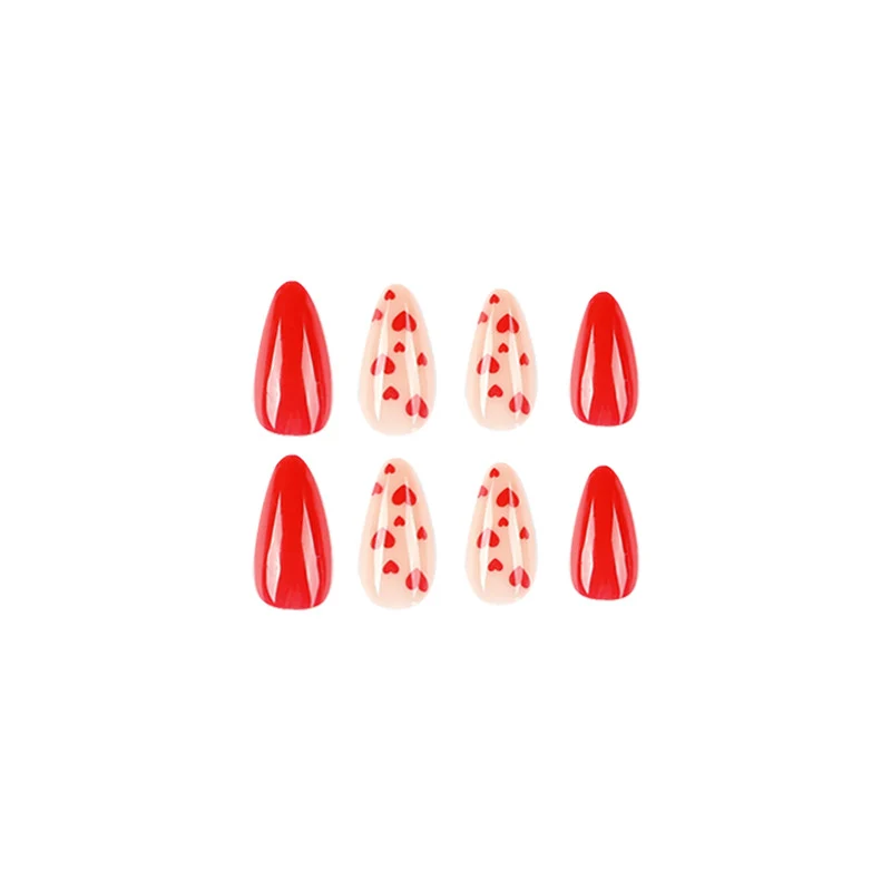 Artificial nails with heart design Stornfield