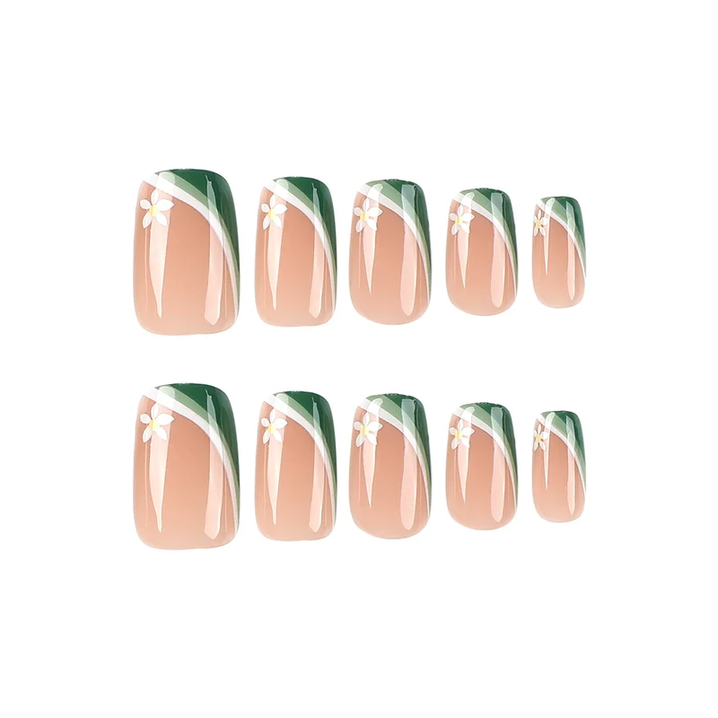 Artificial nails with floral design Stornfield