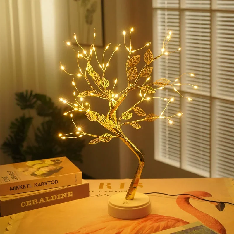 RGB LED Lichterbaum mit Fernbedienung – Kupferdraht Lichterkette für Weihnachten & Party
