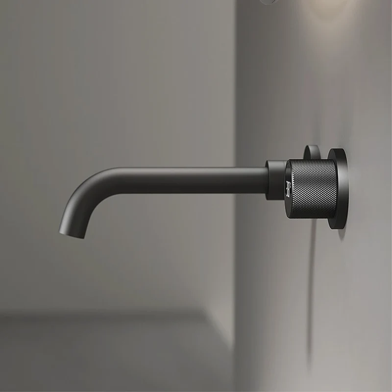 LumiBlack LED Waschtischarmatur – Eingelassene Einhebelmischarmatur aus Messing