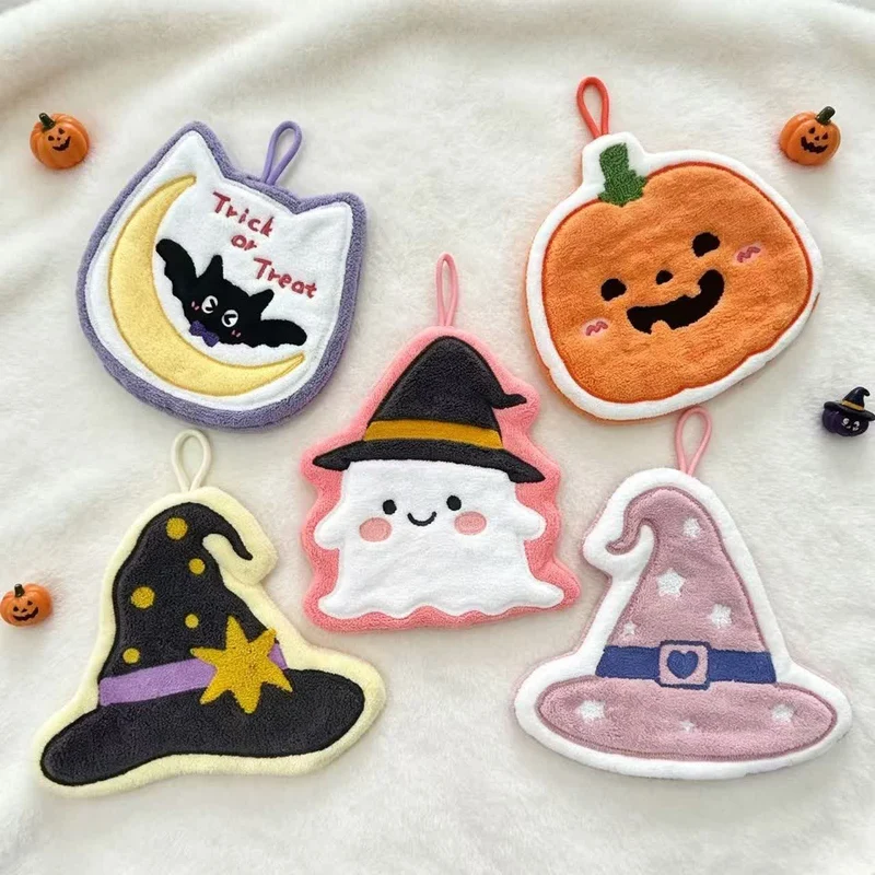 Halloween-Fleece-Hängehandtuch