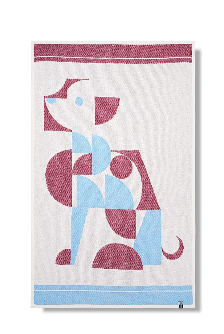 Cotton Beach Towel & Mini Blanket “Pooch” by Noru Seohyun Salur