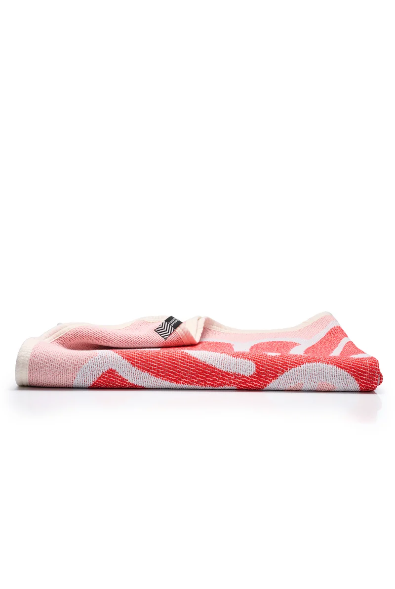 Cotton Beach Towel & Mini Blanket “Love” by Jody Barton