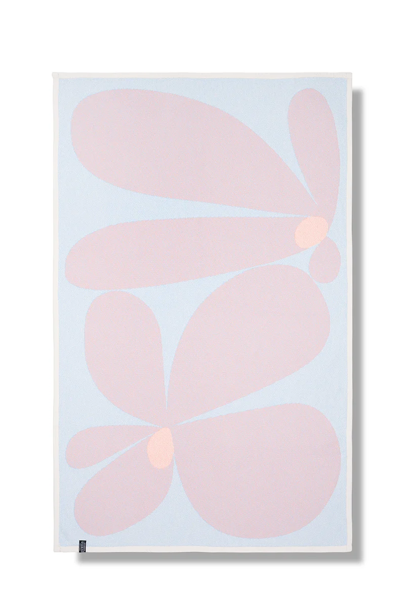 Cotton Beach Towel & Mini Blanket “Inky Pinky” by Thomas Heinz