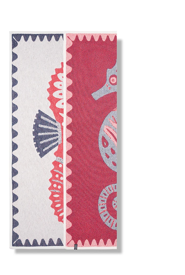 Cotton Beach Towel & Mini Blanket “Hippocuddle” by Dario Cortese