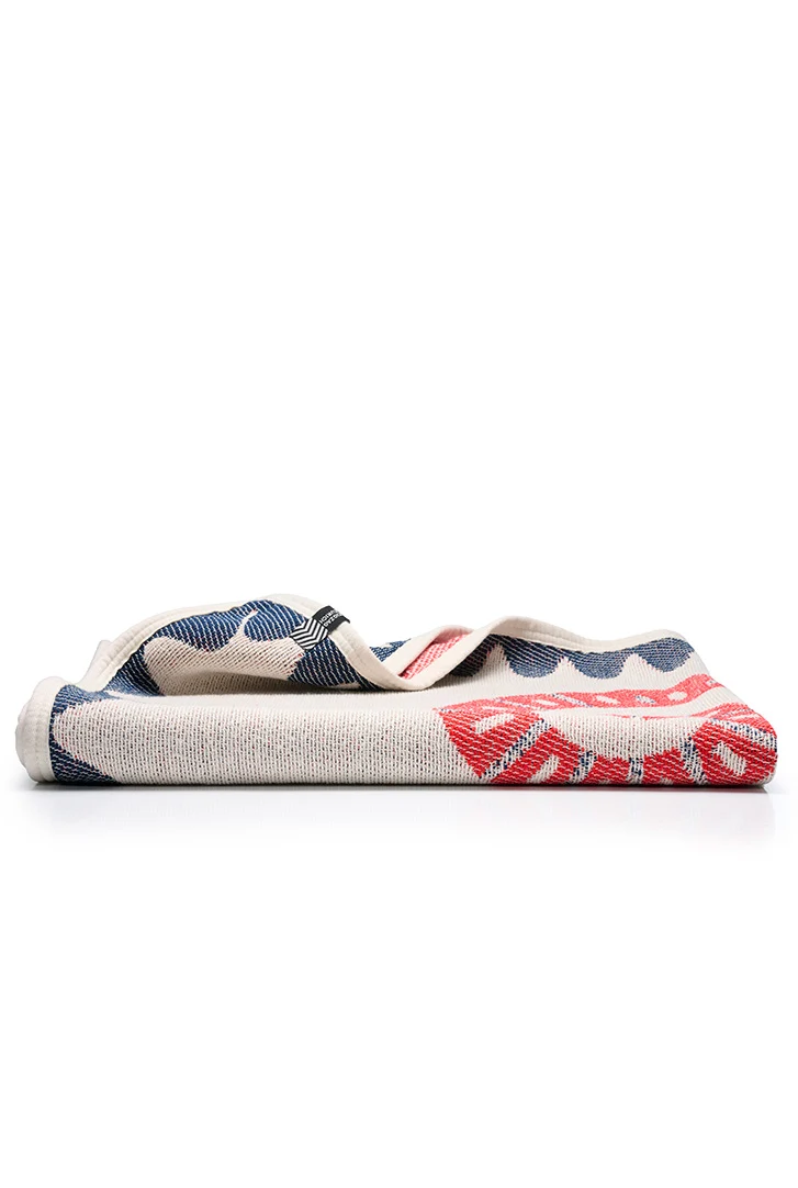Cotton Beach Towel & Mini Blanket “Hippocuddle” by Dario Cortese