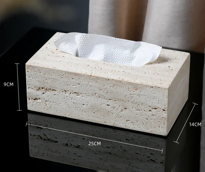 Travertine Élégance Badezimmer-Set – 6-teiliges Luxus-Set aus Beige Naturstein für Zuhause & Hotel