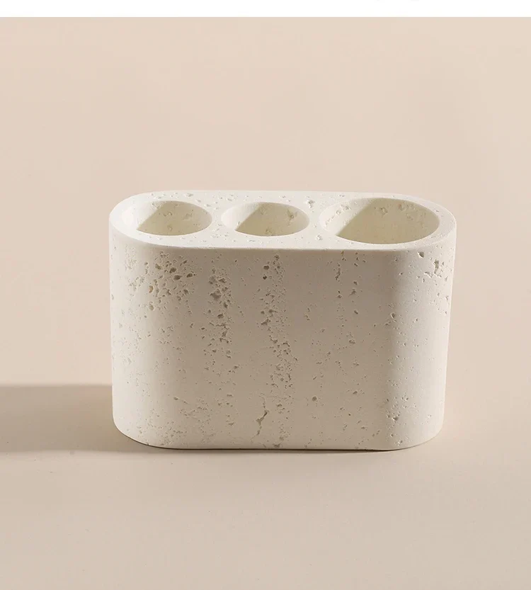 ZenTerra Wabi-Sabi Badezimmer-Set– Europäische Naturstein-Accessoires