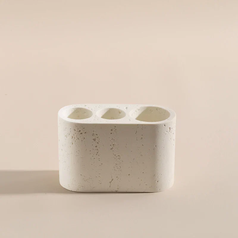 ZenTerra Wabi-Sabi Badezimmer-Set– Europäische Naturstein-Accessoires