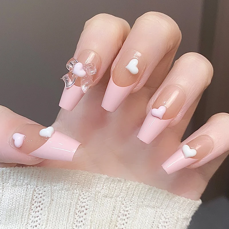 Stylish Press-On Nail Tips with Leopard Design Stornfield