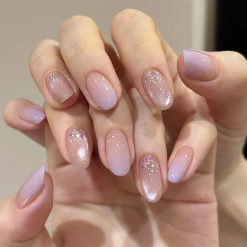 Stylish Ombre Press-On Nails Stornfield