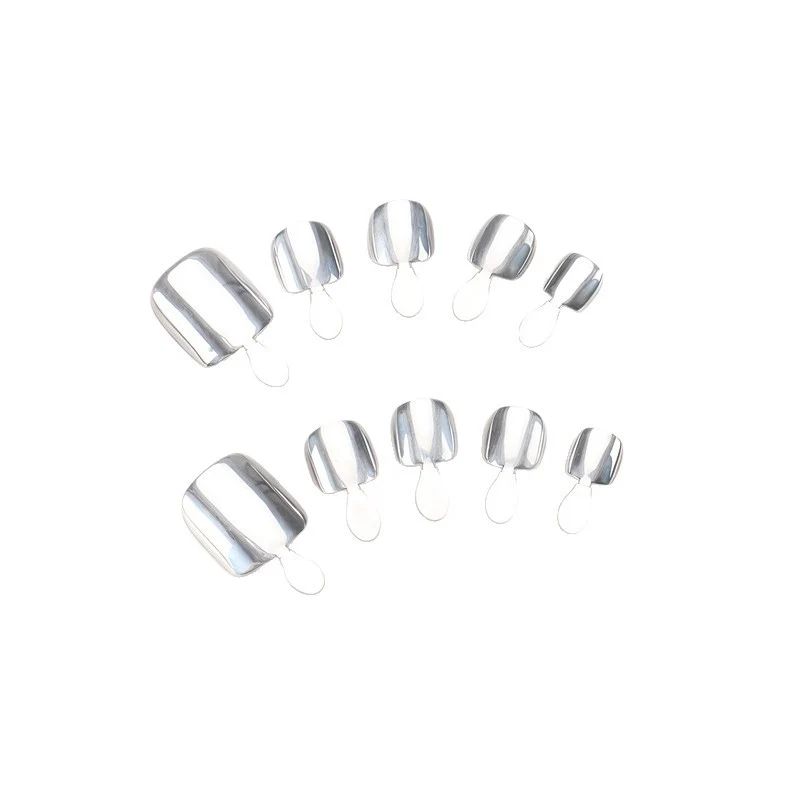 Stylish Glossy Pedicure Press-On Nail Set Stornfield