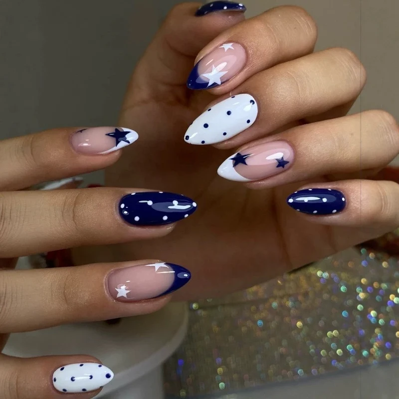 Starry-Themed Press-On Nails Stornfield