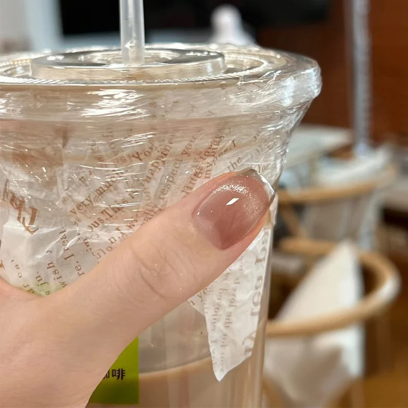 Sparkling Ombre French Tip Press-On Nails Stornfield