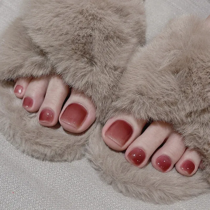 Sparkling Gel Toe Nail Art Stornfield