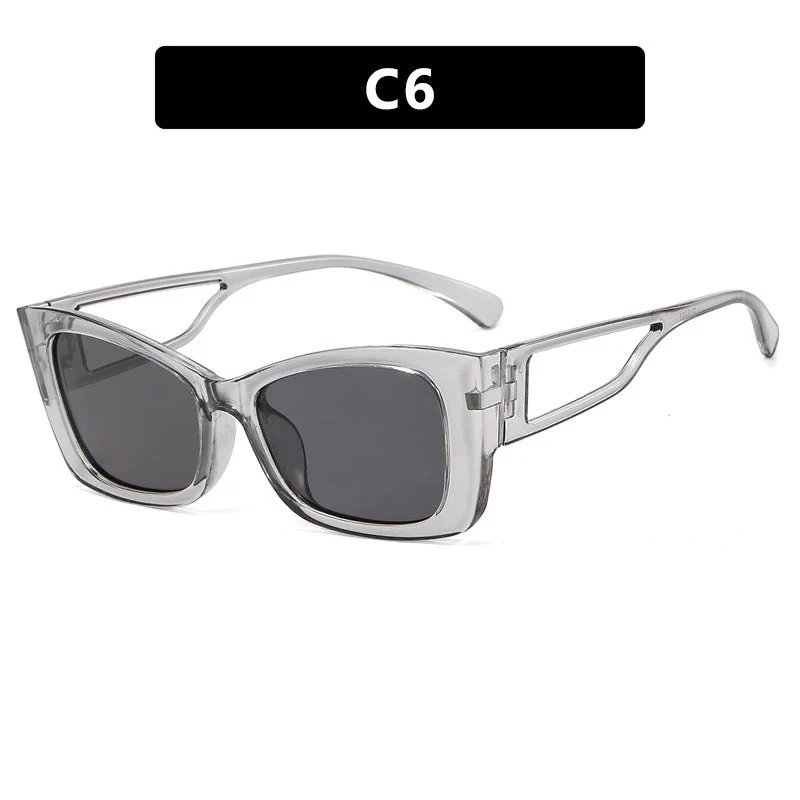 Dame moteriktig solbrille med innovativ ramme Luvikno