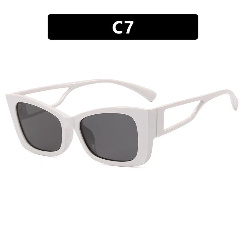 Dame moteriktig solbrille med innovativ ramme Luvikno