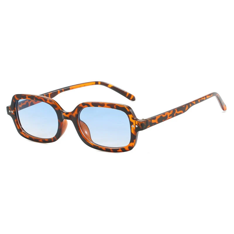 Dame moteriktig solbrille med unik skilpaddeskallramme Luvikno