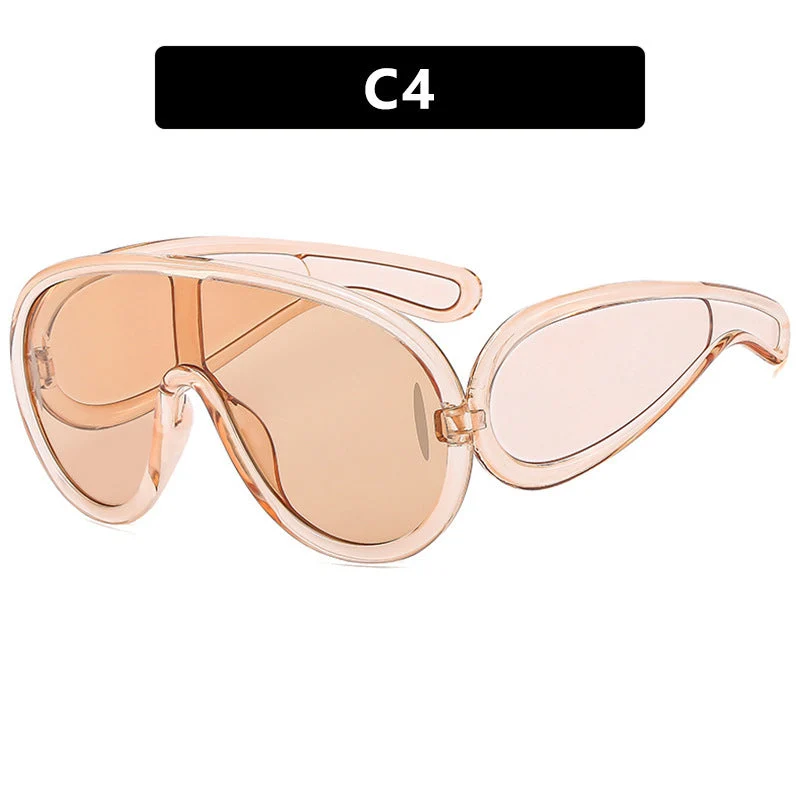 Dame moteriktig solbrille med avtakbare linser Luvikno