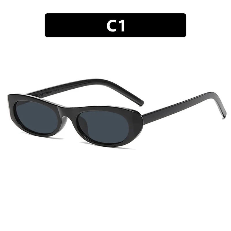 Dame moteriktig solbrille i elegant cat-eye stil Luvikno