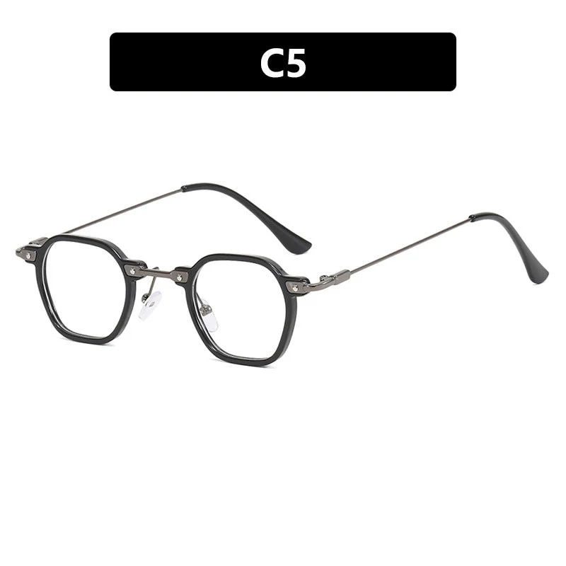 Dame moteriktig solbrille i elegant design med sekskantet ramme Luvikno